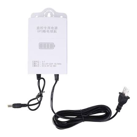 Mini UPS Battery Backup or WiFi Router, Security CCTV Camera